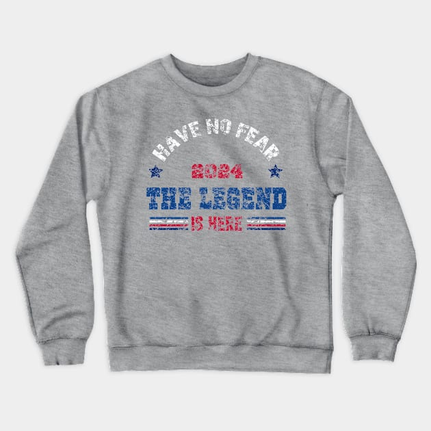 grandpa the legend est 2024 Crewneck Sweatshirt by SecuraArt